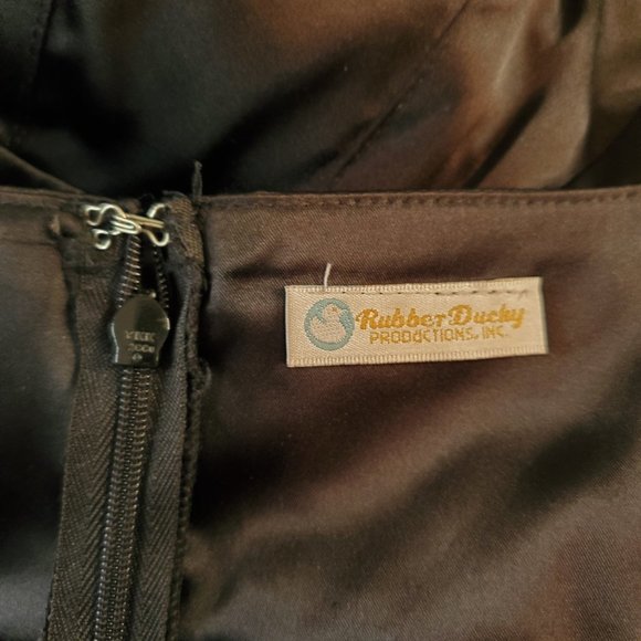 Rubber Ducky I Black Bustier/White/Black Pattern Bodycon Cocktail Dress … - Picture 7 of 7